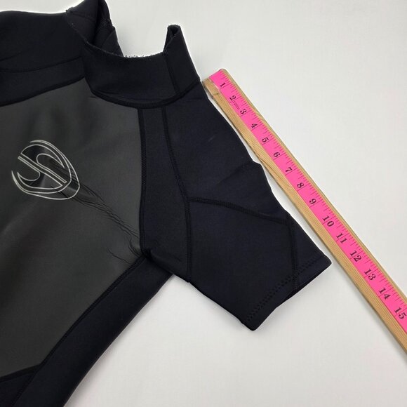 Deep See Mens S Black Short Sleeve Wetsuit Neoprene Surf Swim Diving Suit - Picture 15 of 16